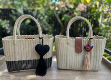 Load image into Gallery viewer, NEW Mini Crema Tote / Magnetic Leather Snap Closure
