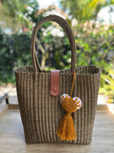 Load image into Gallery viewer, New Tall Copper Bag - Camel Leather Closure
