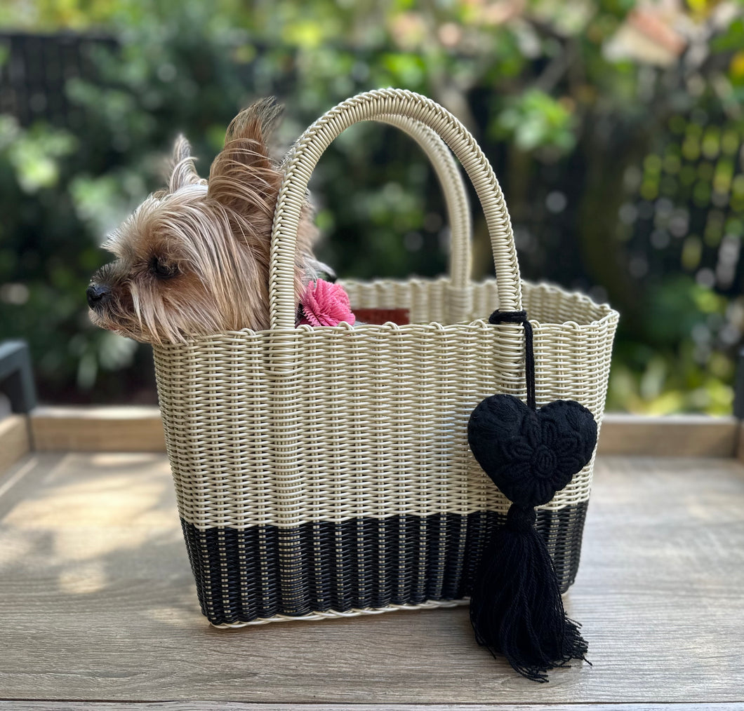 New Mini “Crema Negra” tote