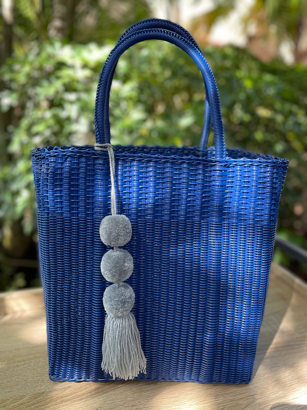 Tall Royal Blue Tote Bag