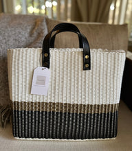 Load image into Gallery viewer, New Tall White Oro Black Trio / Real Black Leather Handles
