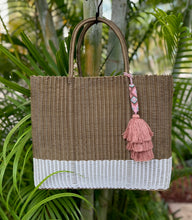 Load image into Gallery viewer, NEW Large Copper-White Base Beach Bag
