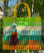 Load image into Gallery viewer, Large Rainbow Beach Bag.            Coming back soon.

