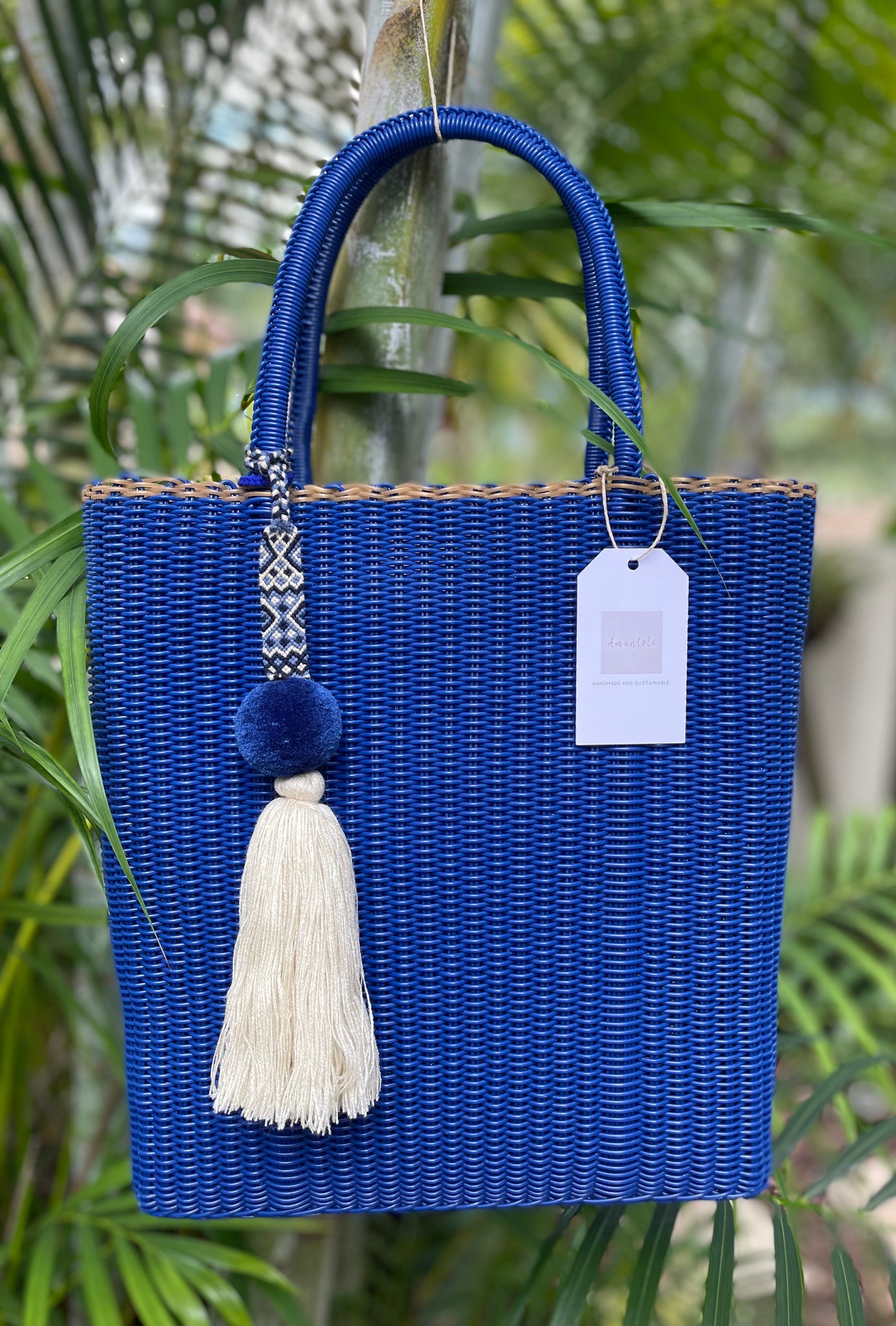Royal blue tote online