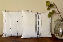 Load image into Gallery viewer, &quot;Ixtlan&quot; Black &amp; White Pillow Cover
