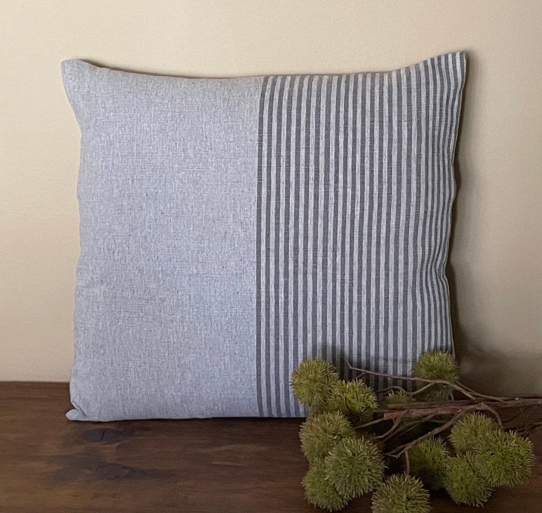 New  Santo Domingo Pillow Cover in Gray