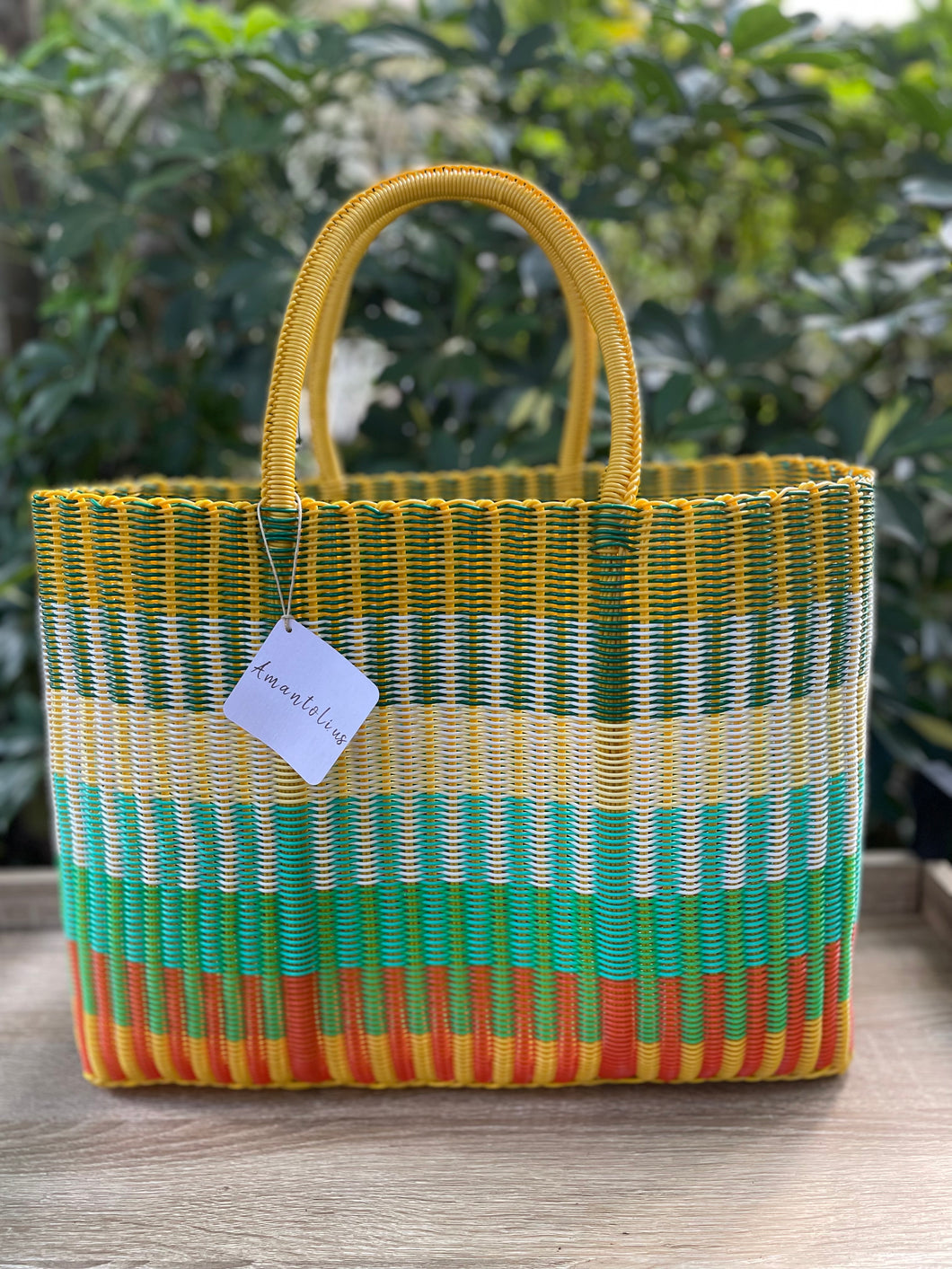 X-Large Orange Rainbow Bag
