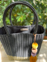 Load image into Gallery viewer, Black With Gold Base Tall Tote Bag ( 2 Styles Fully Lined or Unlined )
