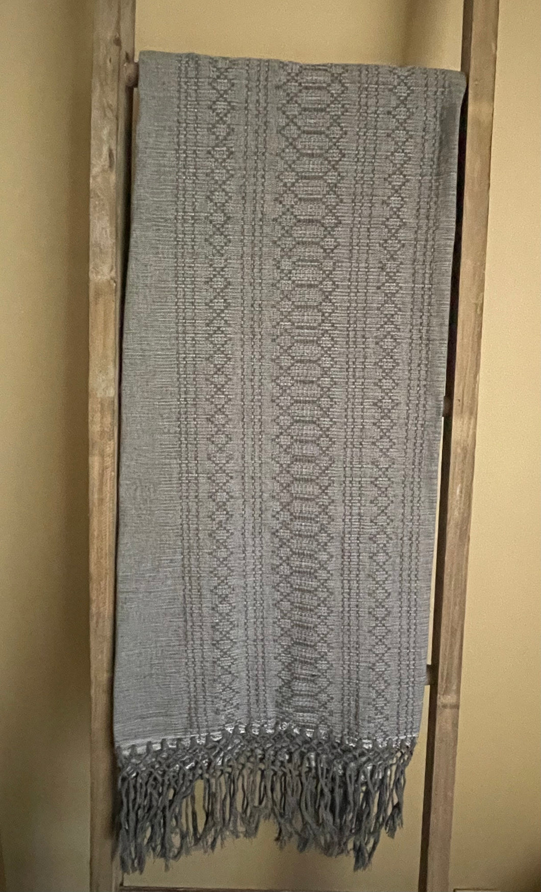 Valley Steele Gray Table Runner-Bed End